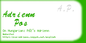 adrienn pos business card